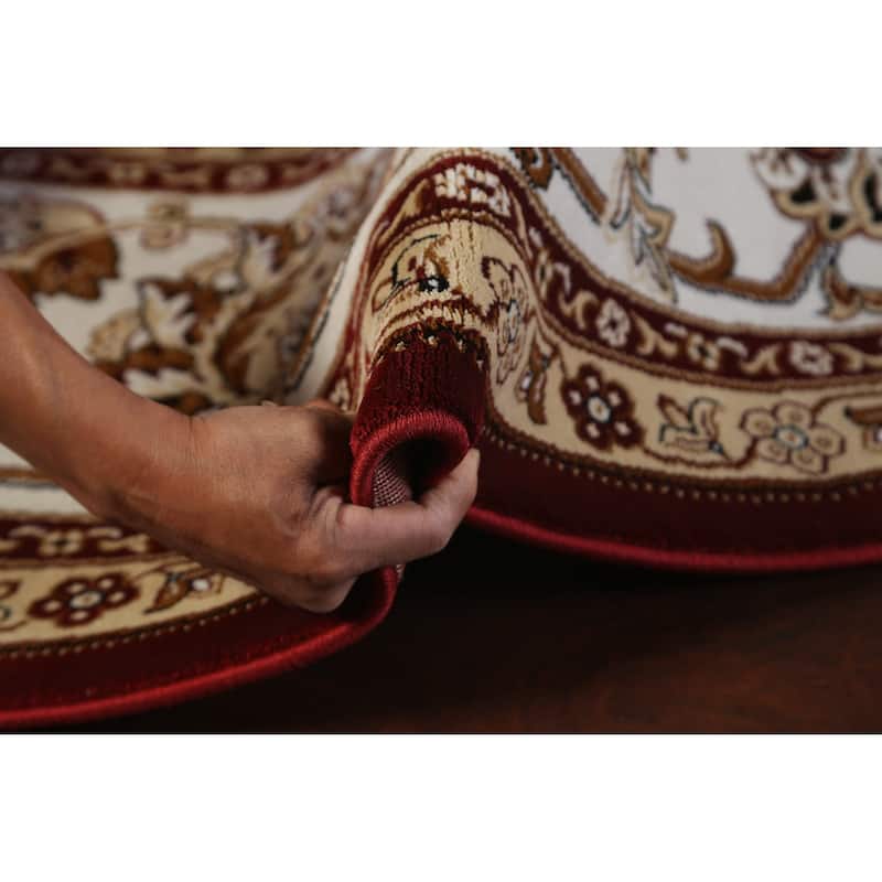 Traditional Floral Red Tabriz Turkish Area Rug Oriental Carpet