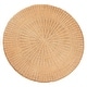 preview thumbnail 5 of 7, Farrow Bohemian Braided Light Honey Rattan Dining Table - Light Honey