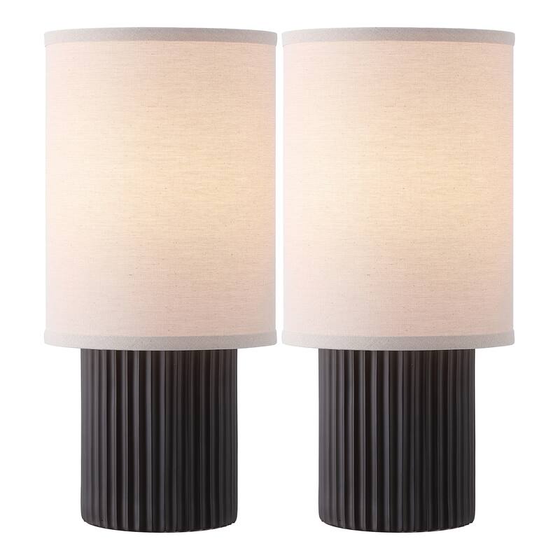SAFAVIEH Couture Aster, 19-inch, Resin Table Lamp (Set of 2) - 9"W x 9"D x 19"H
