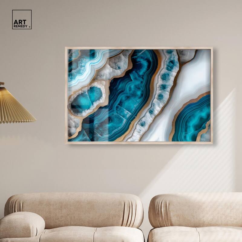 Opaline Undulation Shadowbox by Art Remedy