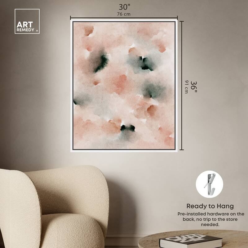 Art Remedy Smore'S Marshmallows Framed Watercolor Boho Abstracts