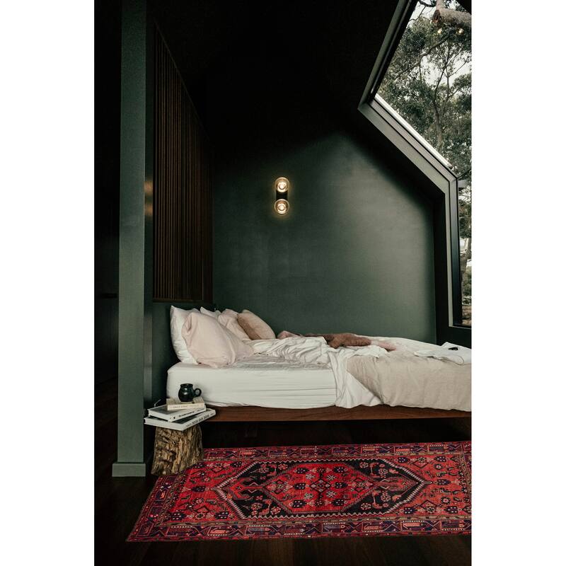 ECARPETGALLERY Hand-knotted Andelz Black Wool Rug - 4'0 x 7'9