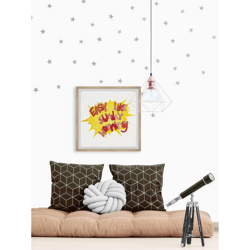 Easy like Sunday Morning II Framed Wall Art, Elegant Home Touch - Sophisticated Artwork for Refined Décor