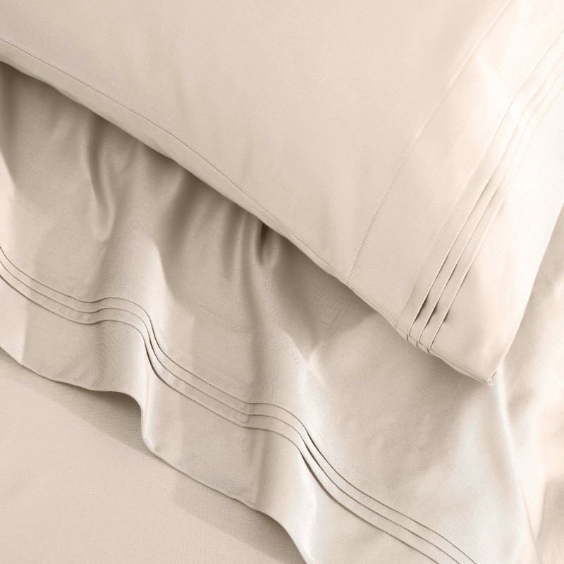 Blue Nile Mills 1500 Thread Count Egyptian Cotton Deep Pocket Solid Sheet Set