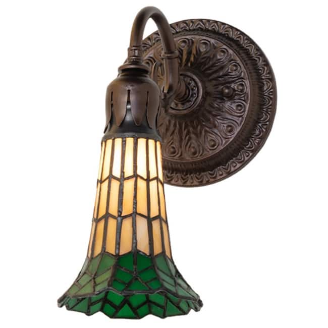 Meyda Tiffany 251866 10" Tall Wall Sconce - Mahogany Bronze