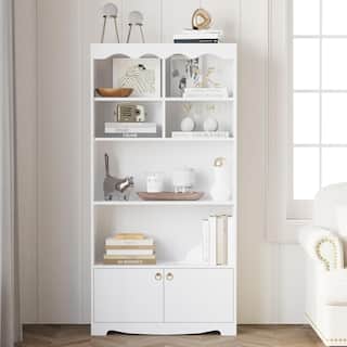 5 Tier Open Bookcase and Bookshelf, 63 in