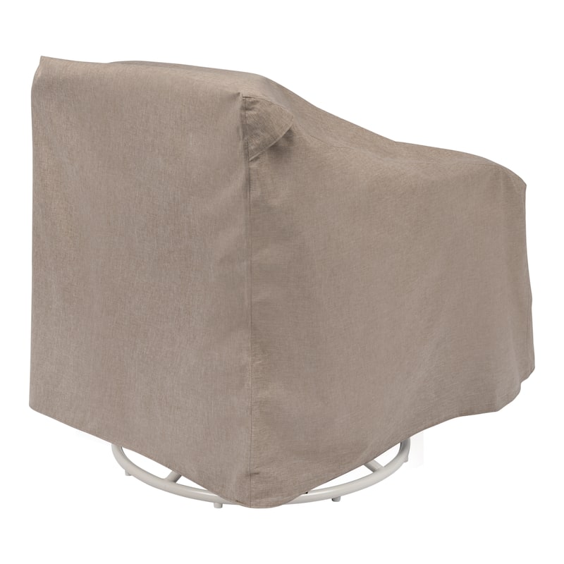 Modern Leisure® Garrison Patio Swivel Lounge Chair Cover, Waterproof, 37.5"L x 39.25"W x 38.5"H, Sandstone, 2-Pack