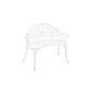 preview thumbnail 6 of 5, Patio Outdoor Bench,Garden Benches Metal Loveseat Outdoor Furniture