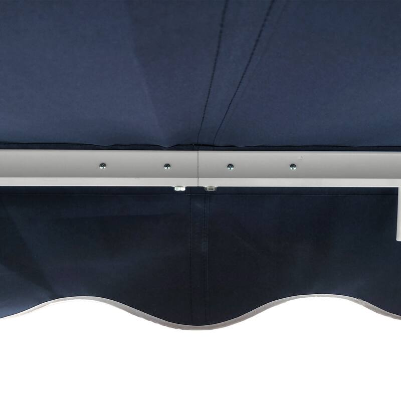 Outsunny 10x8-foot Manual Retractable Sunshade Shelter Awning