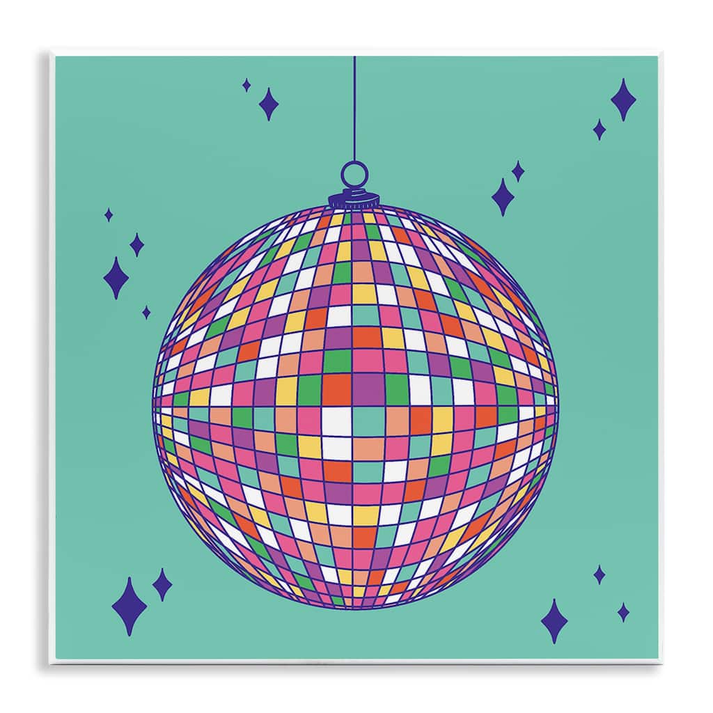 Stupell Geometric Modern Disco Ball Wall Plaque Art Design By Sazerelli Designs