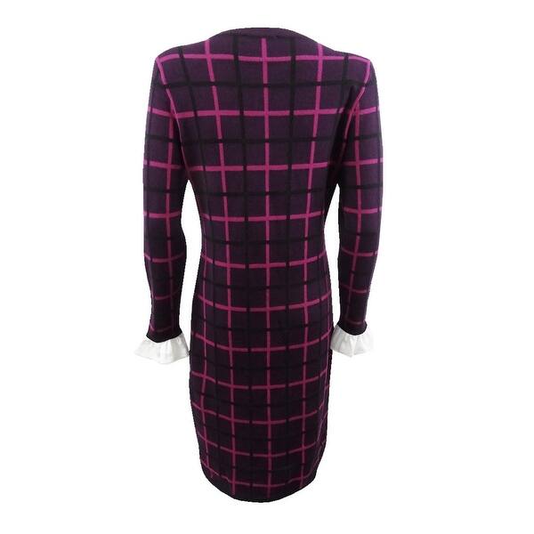 peplum sweater dress FALL  Hunny Bee Kids  New York (NY), USA The Anzu Puplum Sweater Mini Dress pack the punch Line & Dot Black Anzu