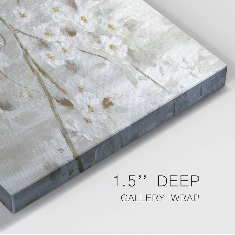 Neutral Spring Birds Premium Gallery Wrapped Canvas - Ready to Hang