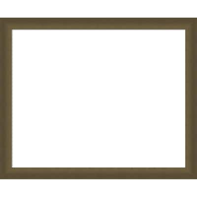 Amanti Art Blaine Light Bronze Narrow Framed Dry Erase Magnetic Board