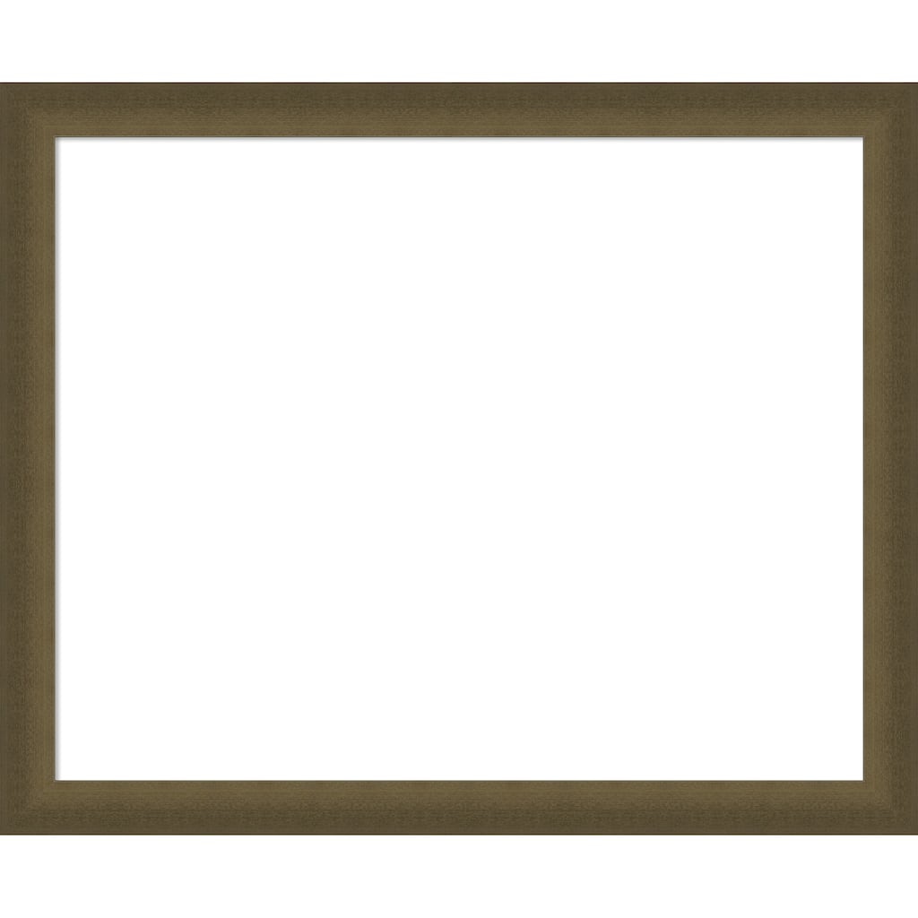 Amanti Art Blaine Light Bronze Narrow Framed Dry Erase Magnetic Board