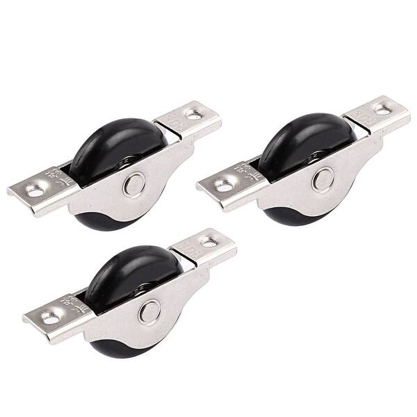 Shop 40mm Dia Nylon Wheel Cabinet Door Window Single Sliding