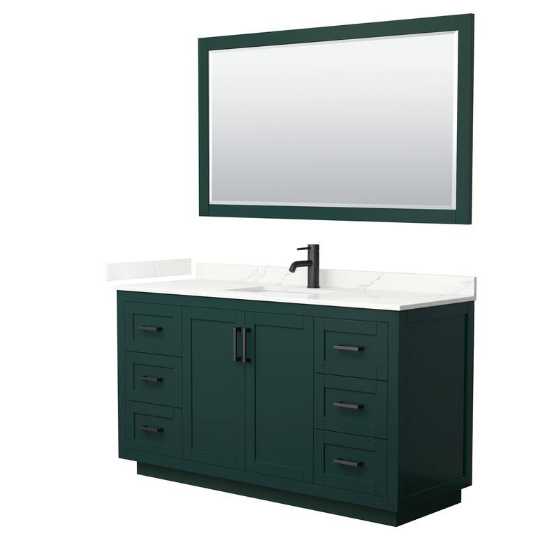 Wyndham Collection WCF292960S-QTZ-UNSM58 Miranda 60" Free Standing