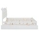 preview thumbnail 48 of 46, Queen Storage Platform Bed with Twin-XL Trundle & USB Ports