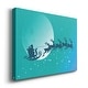 preview thumbnail 2 of 8, Moonlit Skaters-Premium Gallery Wrapped Canvas - Ready to Hang