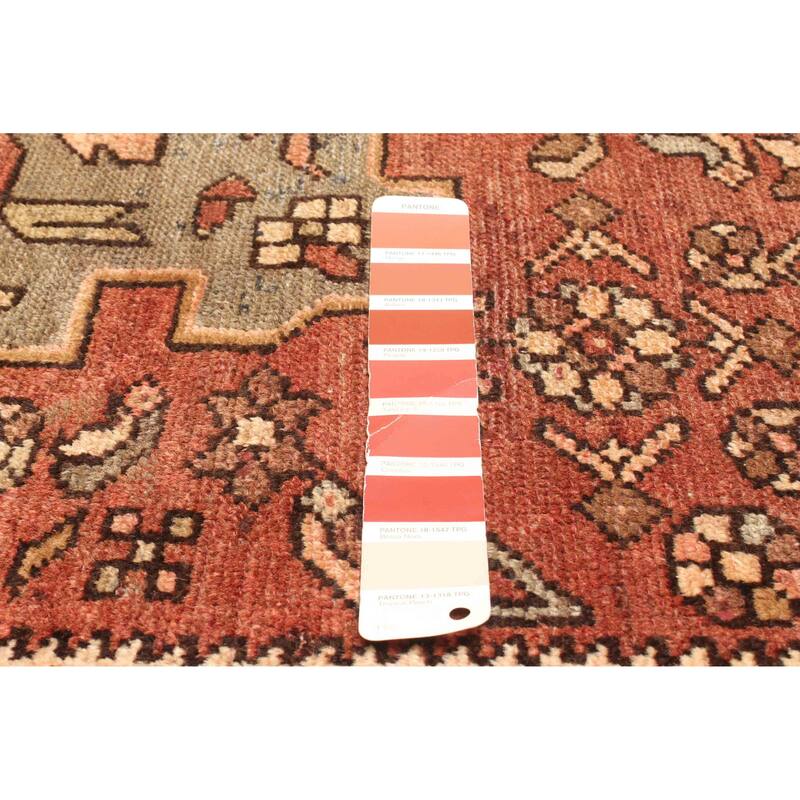 ECARPETGALLERY Hand-knotted Andelz Copper Wool Rug - 4'3 x 6'8