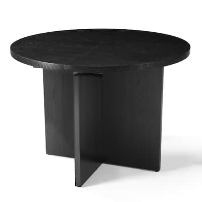 42"-58" Extendable Round Solid Wood Dining Table