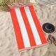 preview thumbnail 10 of 62, Cabana Stripe Oversized Cotton Beach Towel by Superior