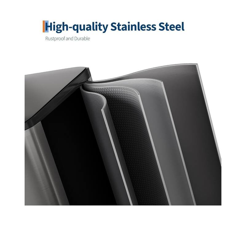 Trash Can, Dual Step for Trash & Recycling