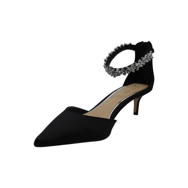 Badgley Mischka Womens Robles Pointed Toe Special Occasion Ankle Strap Sandals
