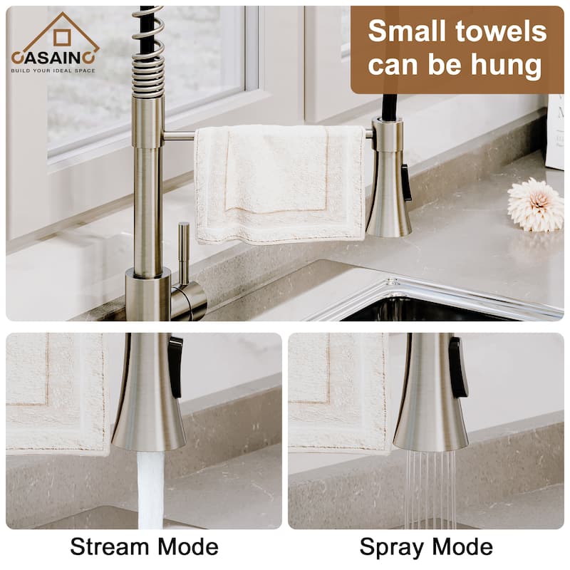 All-in-one Handmade 33 in. Stainless Steel 18-gauge Single Bowl Farmhouse/Apron-Front Kitchen Sink in Nano PVD with Accessories