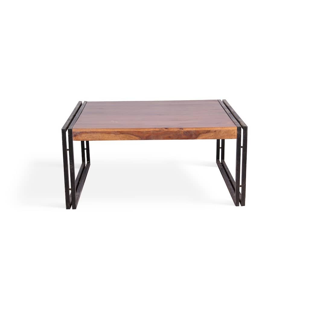Handmade Solid Seesham Wood Coffee Table (India)