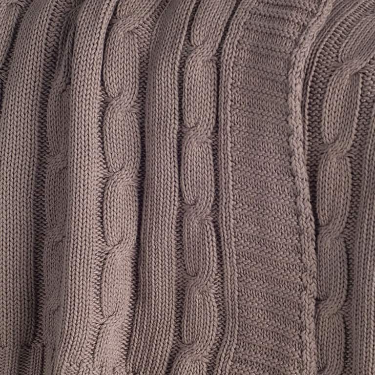 Rizzy Home Cable Knit Sweater Throw