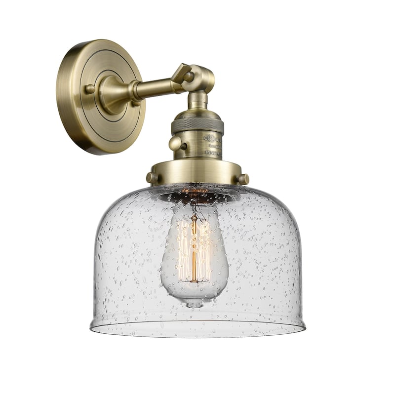 Innovations Lighting Large Bell Single Light 12" Tall Bathroom Sconce