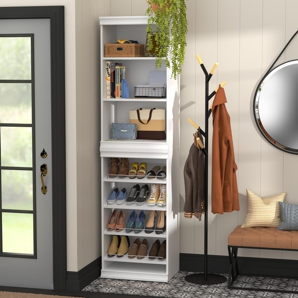 ClosetMaid Modular Storage 21.38-inch W 7-Shelf Wood Closet System