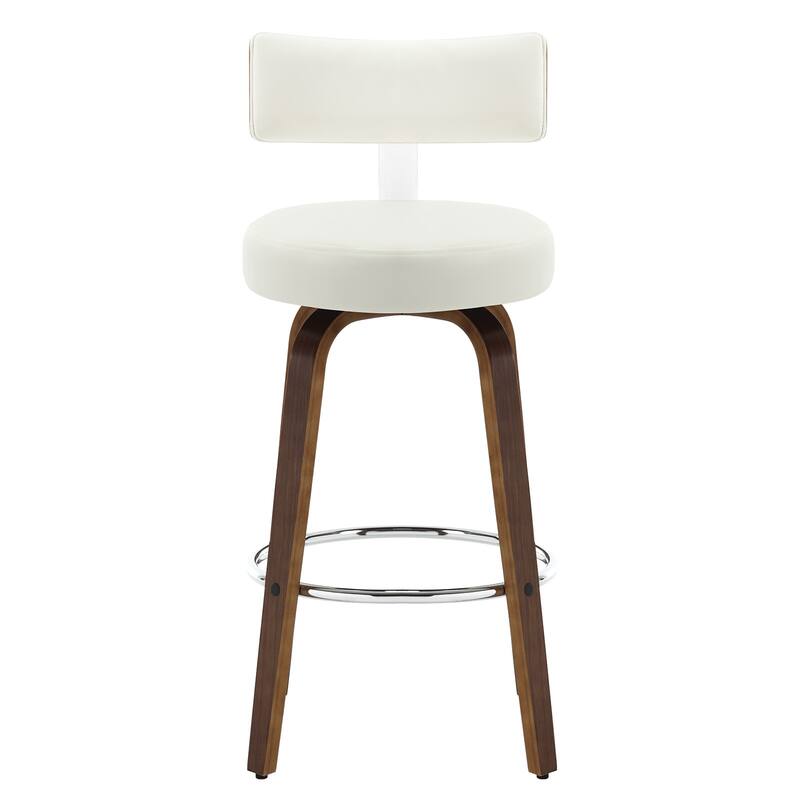 Faux Leather Upholstered Swivel Counter/ Bar Stools Set of 1/2/4