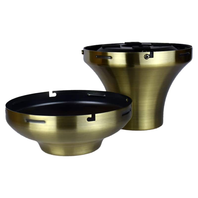 Ceiling Fan Close to Ceiling Kit - Antique Brass Wet Rated