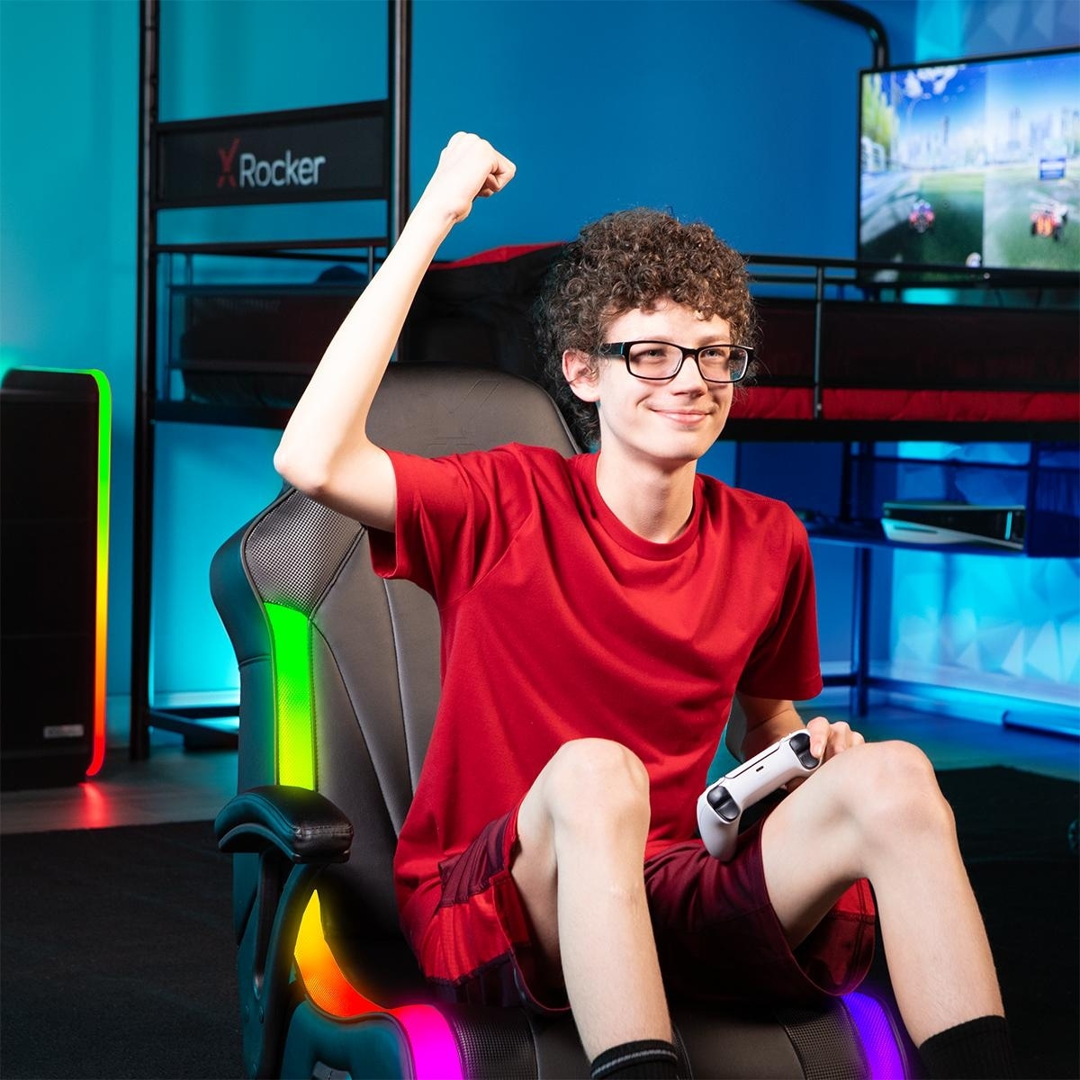 X Rocker Enigma RGB Floor Rocker Gaming Chair - Bed Bath & Beyond
