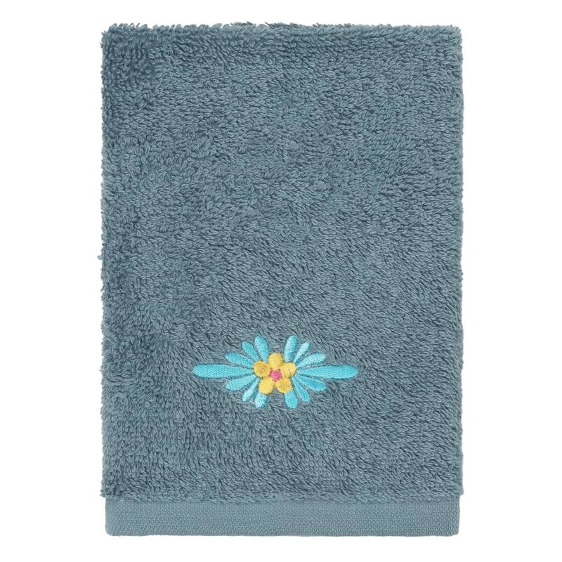 Authentic Hotel and Spa 100% Turkish Cotton Feliz 3PC Embellished Towel Set
