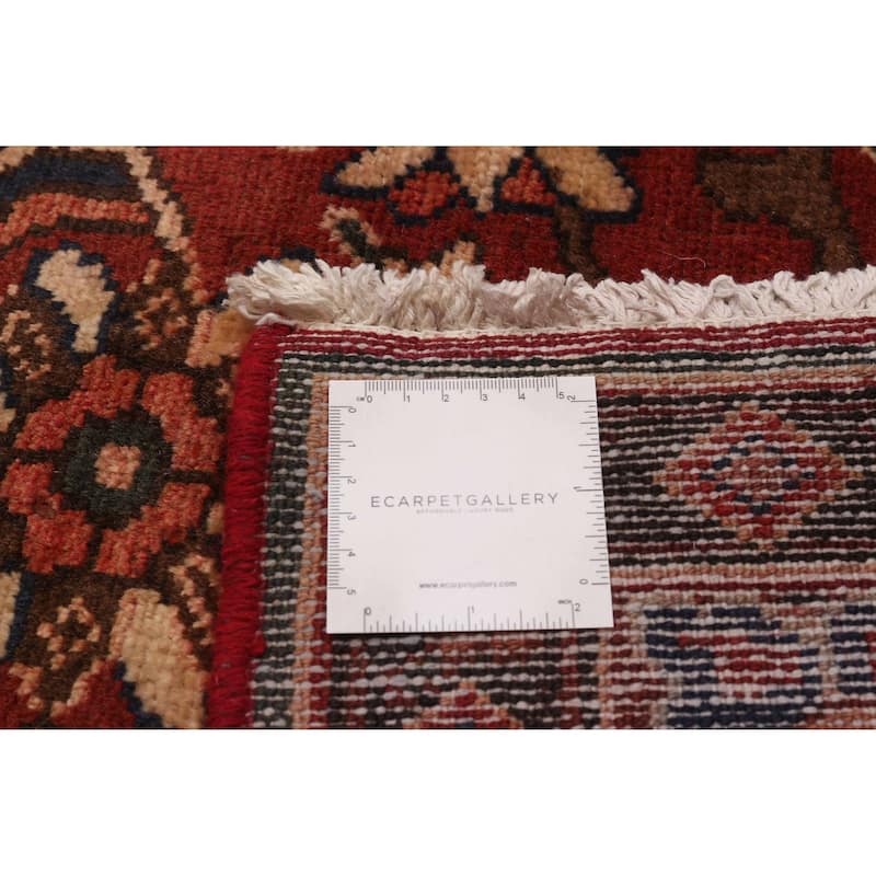 ECARPETGALLERY Hand-knotted Andelz Red Wool Rug - 5'2 x 10'0
