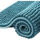 preview thumbnail 19 of 91, Subrtex Luxury Chenille Bath Rugs Soft Bathroom Mats 16x24 - Stone Blue