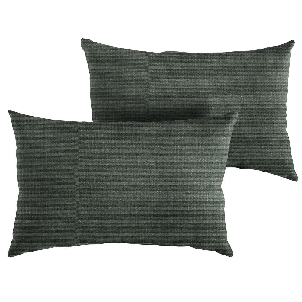 Sorra Home Sunbrella Outdoor Knife Edge Pillow Set of 2
