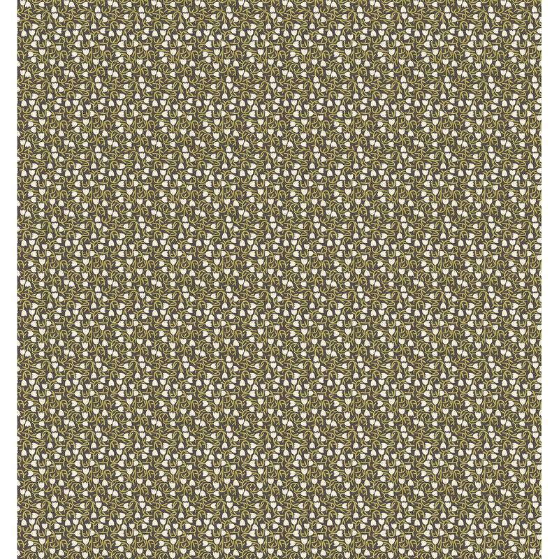 Aino Black Tiny Tulip Wallpaper