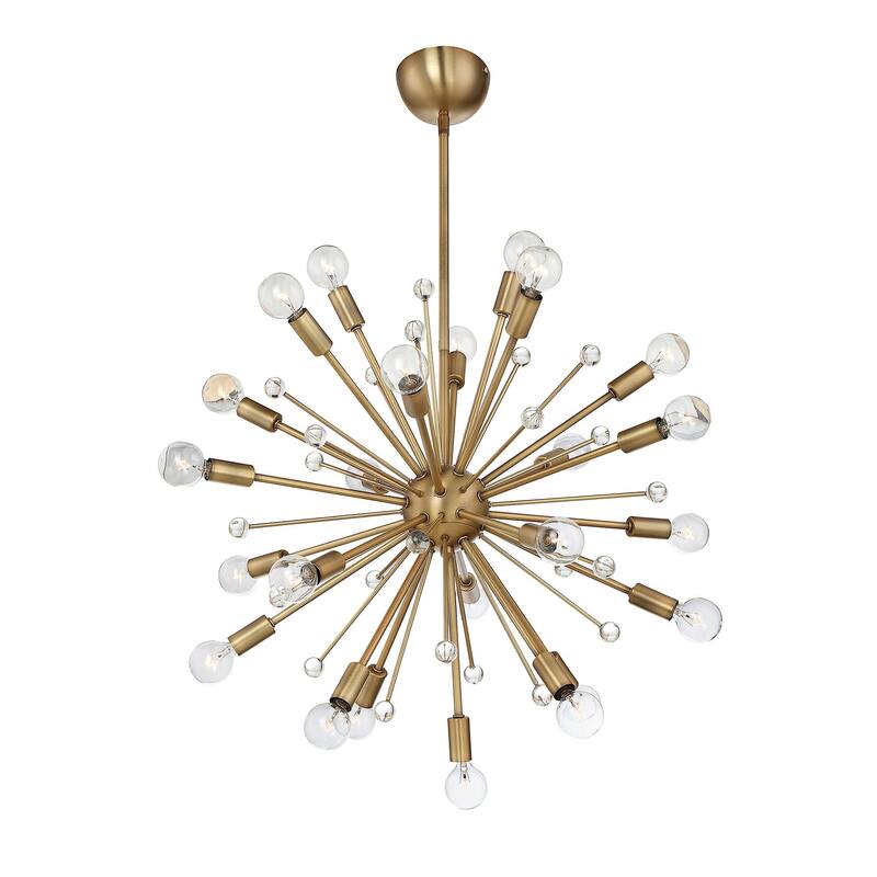 Savoy House Galea 24 Light 22" Wide Abstract Sputnik Chandelier