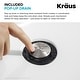 preview thumbnail 62 of 97, KRAUS Indy Single Handle Vessel Bathroom Faucet with Pop Up Drain