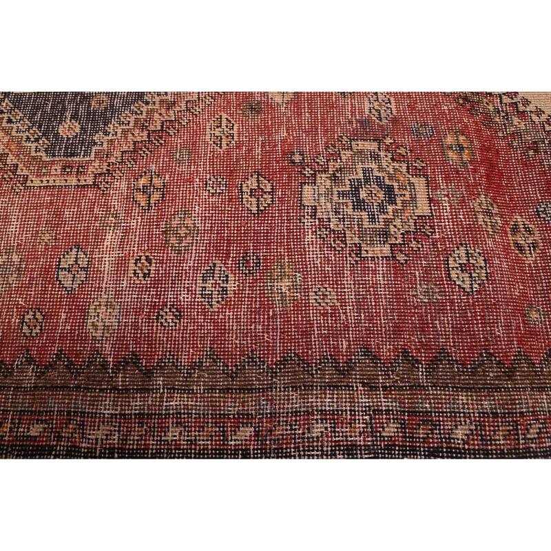 ECARPETGALLERY Hand-knotted Antalya Vintage Red Wool Rug - 4'9 x 7'10