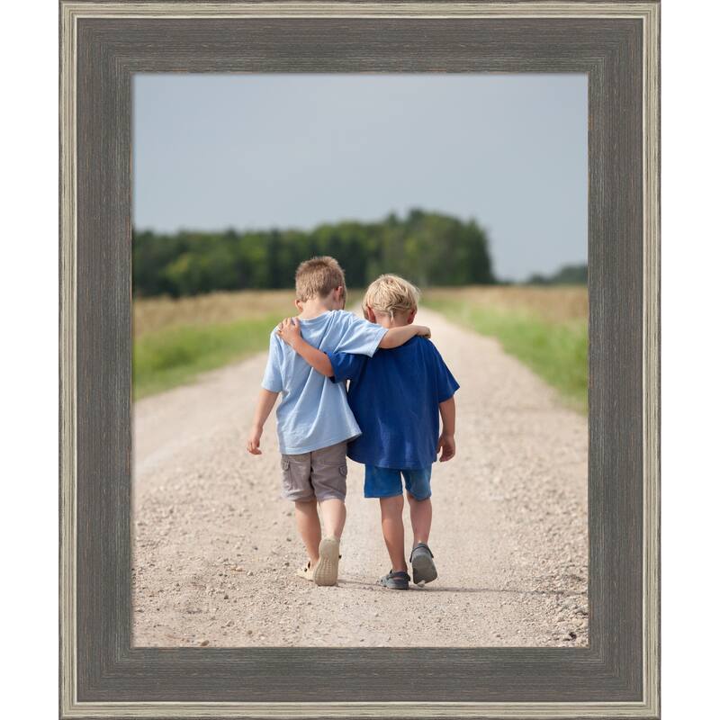 Cottage Grey Silver Picture Frame, Photo Frame - 16x20