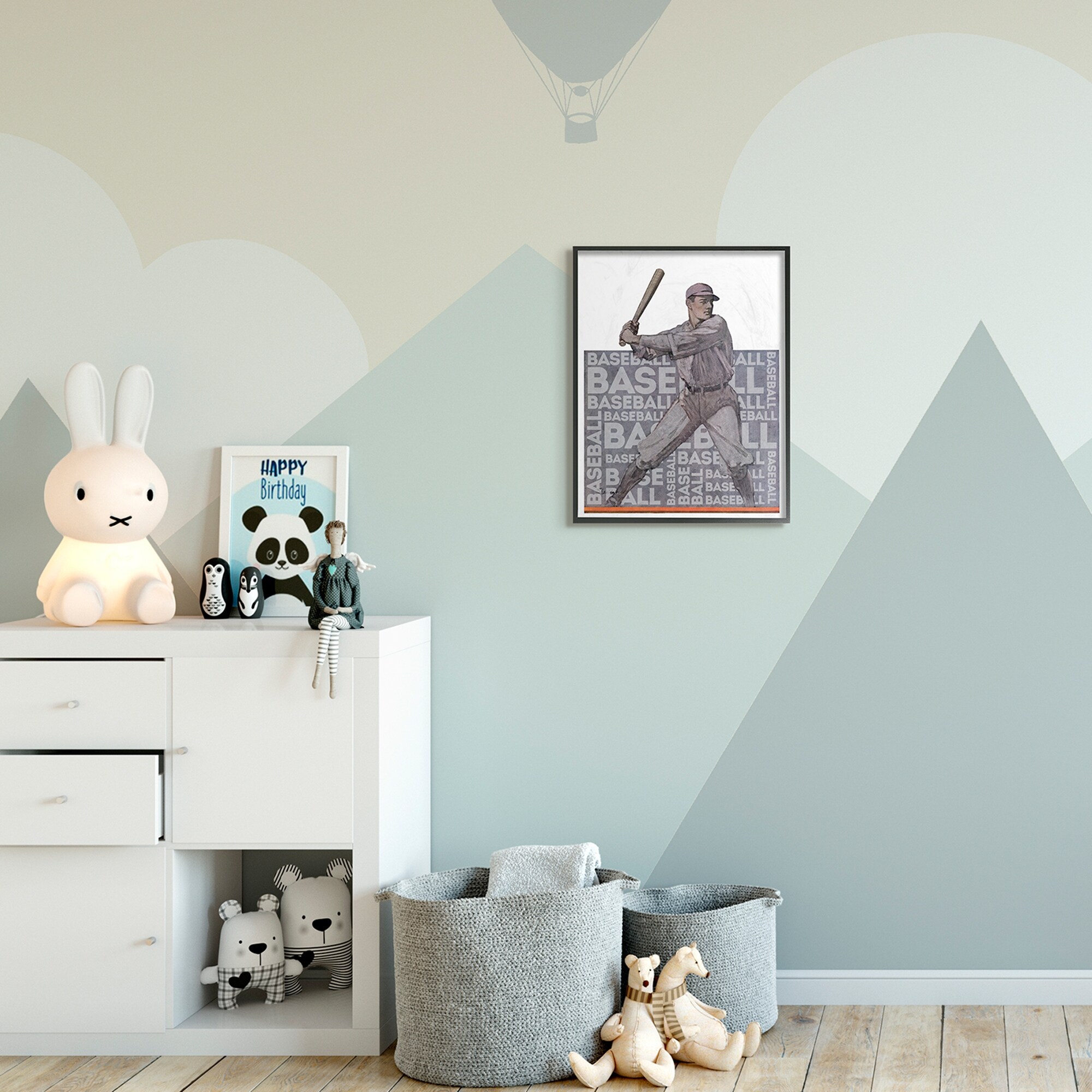 Shop The Kids Room By Stupell Baseball Player Sports Word Design Framed Wall Art Proudly Made In Usa Overstock 29738897