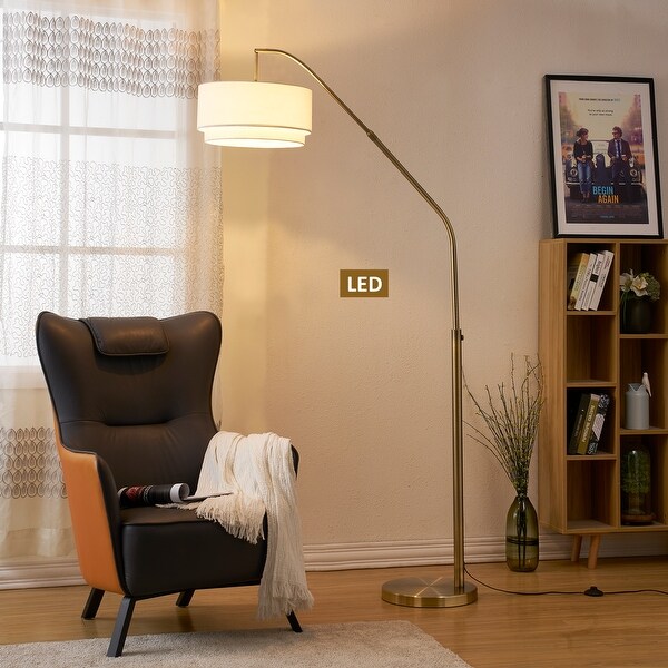 Double shade floor lamp cheap