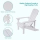 preview thumbnail 2 of 5, Bonosuki Weather-resistant Wood Outdoor Adirondack Chairs-Set of 4