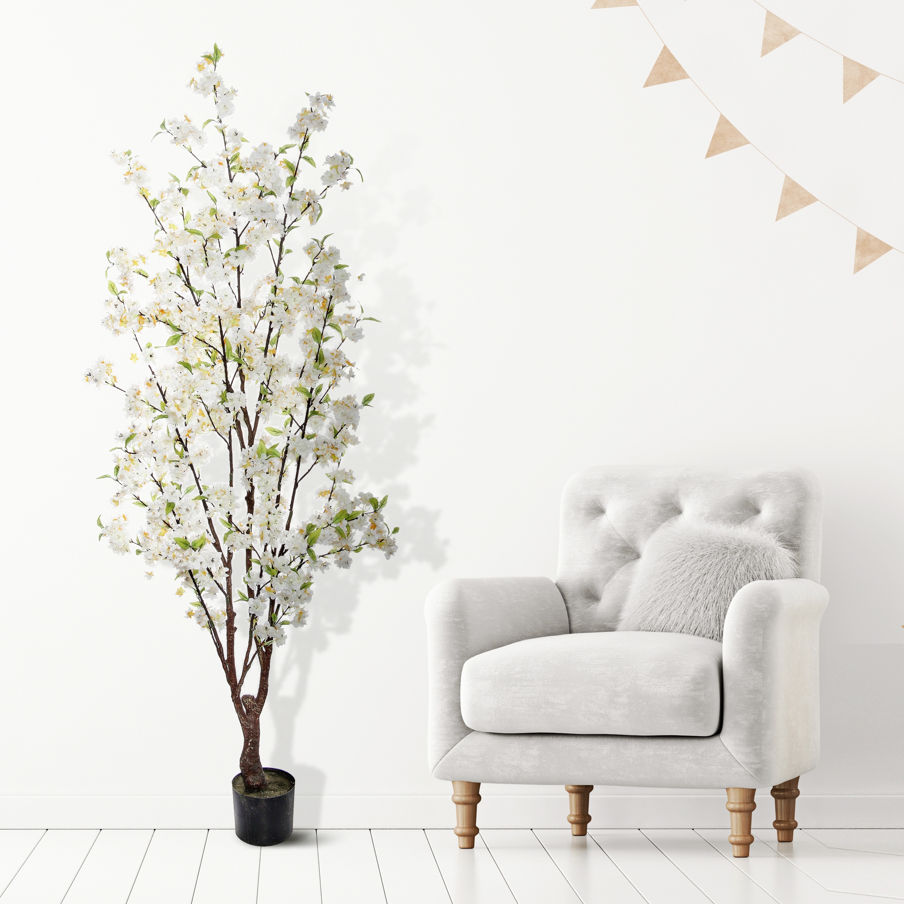 Potted Cherry Blossom Tree 5.5'