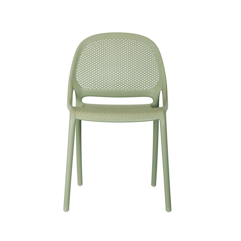 Shay Set of 4 Stackable Dining Chairs, Indoor/Outoor