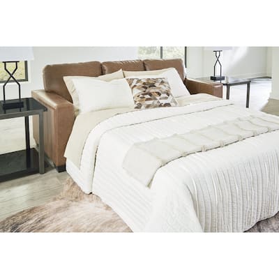 Signature Design by Ashley Bolsena Caramel Queen Sofa Sleeper - 85"W x 38"D x 36"H